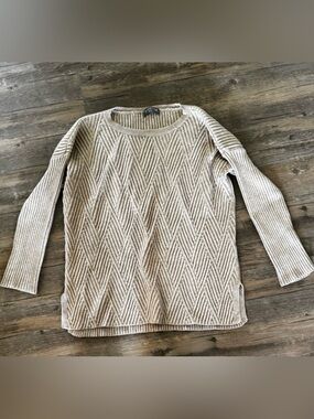 Pistache textured knit pullover sweater